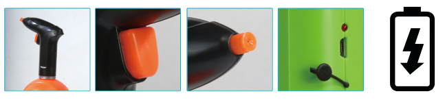 Detalles del rociador dinamoel&eacute;ctrico SX-LIT01